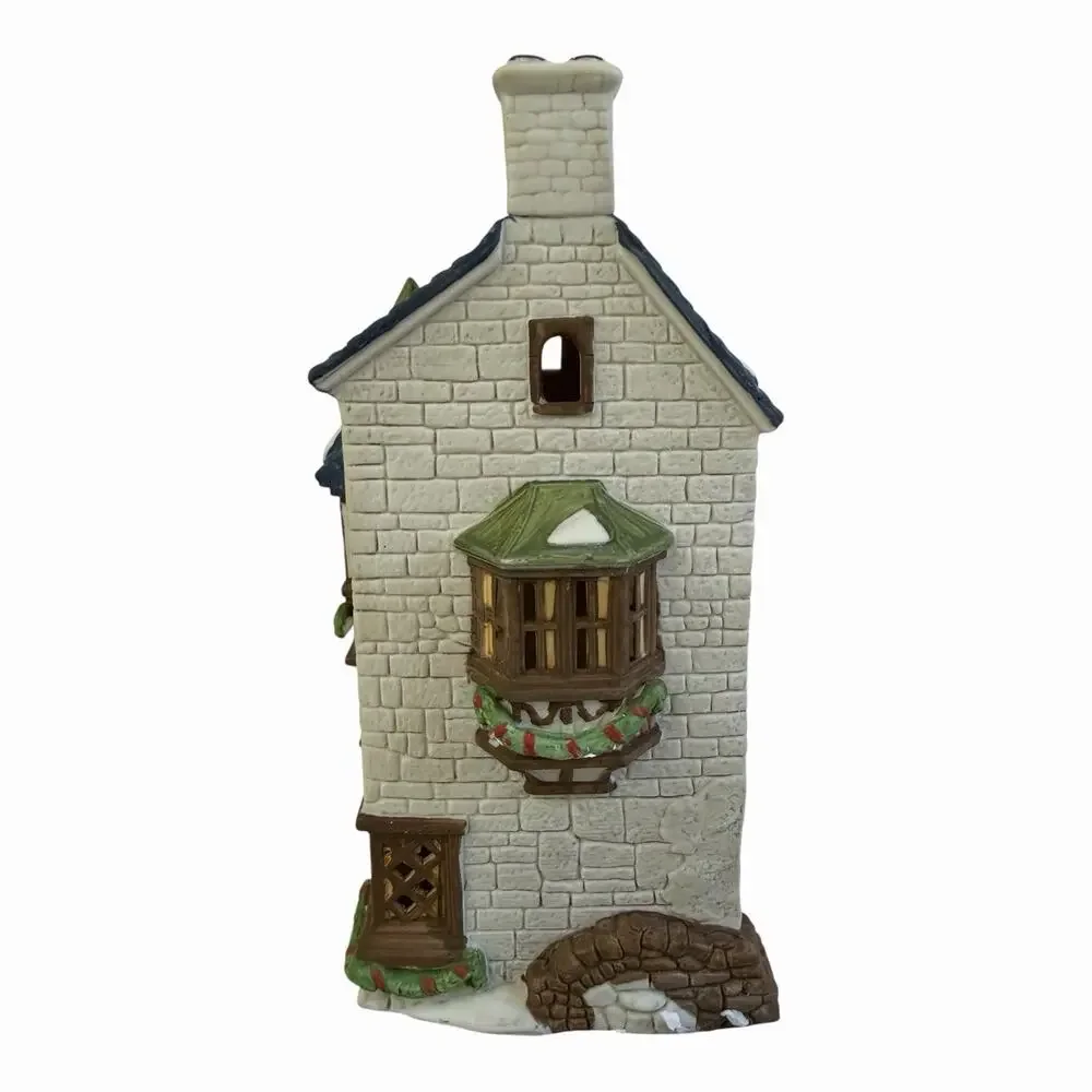 VTG 1988 Dept 56 ORIGINAL “The Wool Shop” Dickens Village #59242 Hand Painted